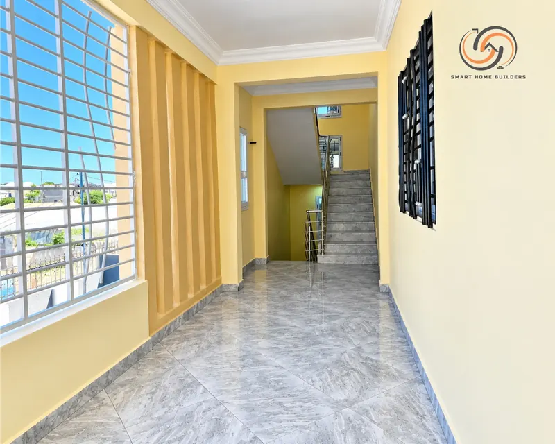 Stairwell and hallway